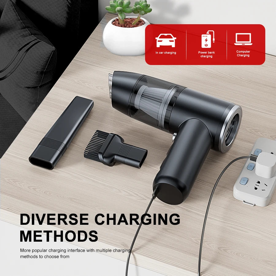 Xiaomi Car Vacuum Cleaner Handheld Wireless Vacuum Clean Household Car Mounted Strong Suction Multifunctional Vacuum Cleaner New