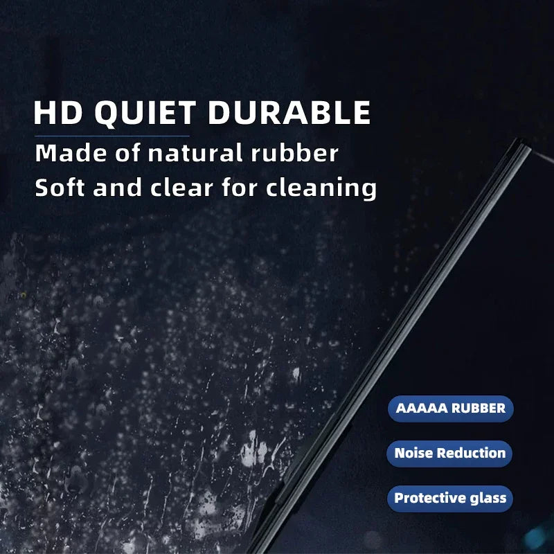 LHD Front Rear Windshield Wiper Blades For Ford Explorer U152 U251 U502 U625 2002 - 2023 3pc Windscreen Window Brush Accessories