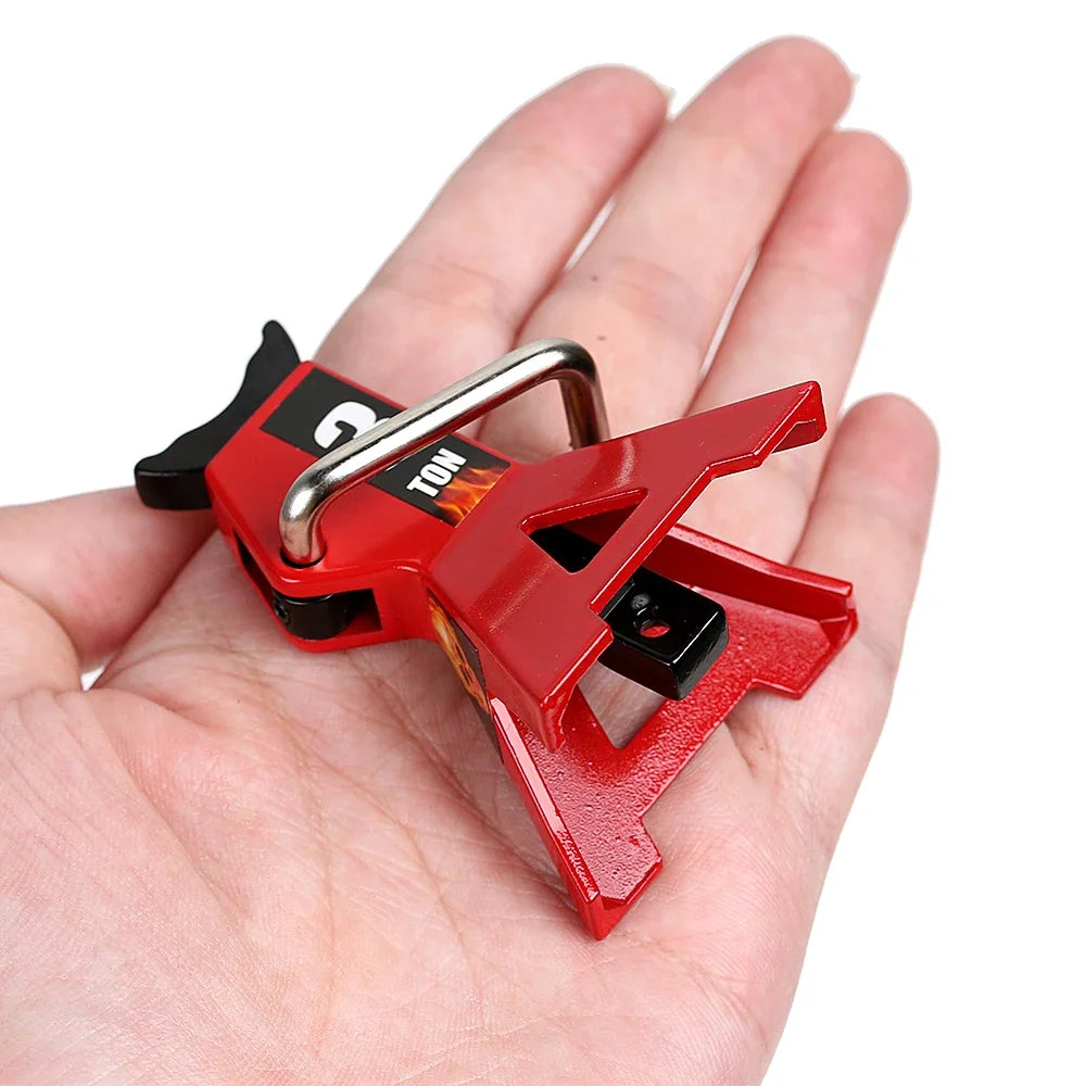 RCZIPROY 2PCS RC Jack Bracket 3T 6T Metal Height Adjustable Analog Part for 1/10 RC Creeper Axial Traxxas TRX4 Upgrade Parts