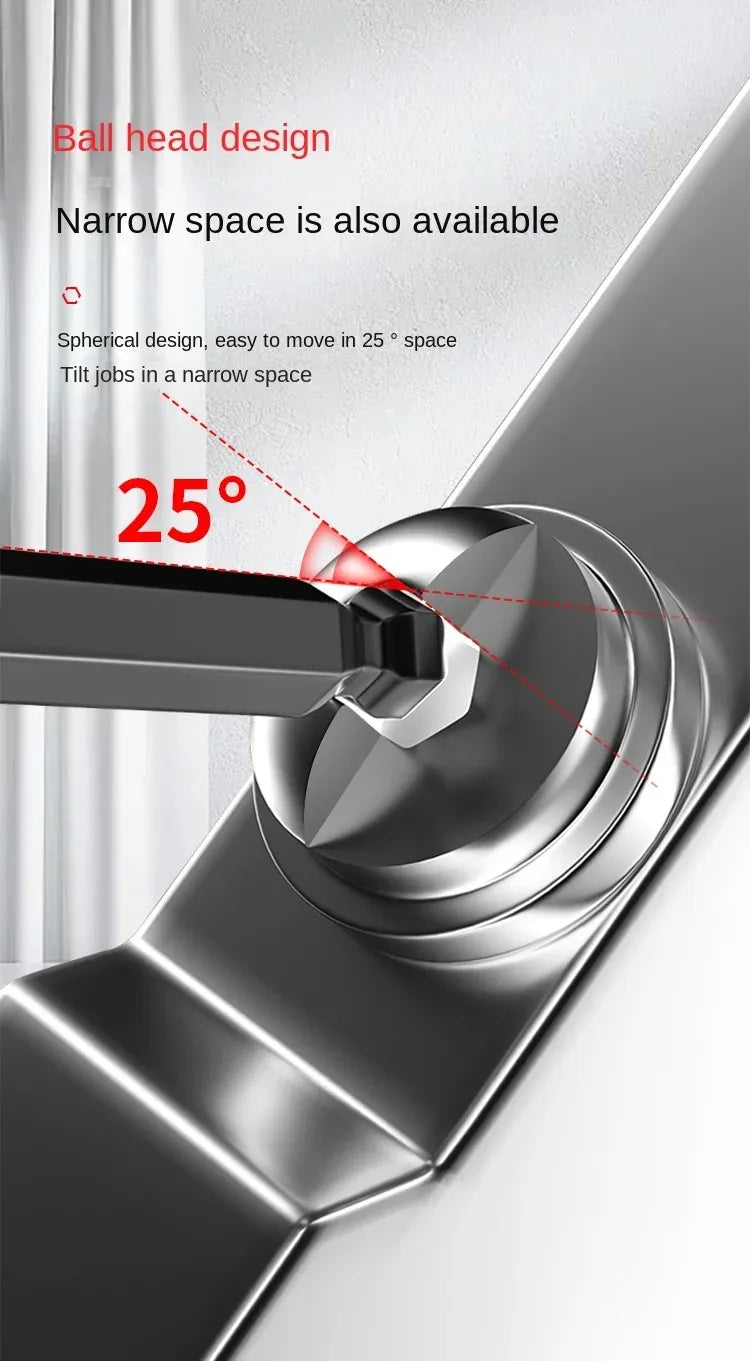 High-strength Hex Wrench Set, Kimihide Spanner, Hex-hex Screwdriver, Tool, Hex