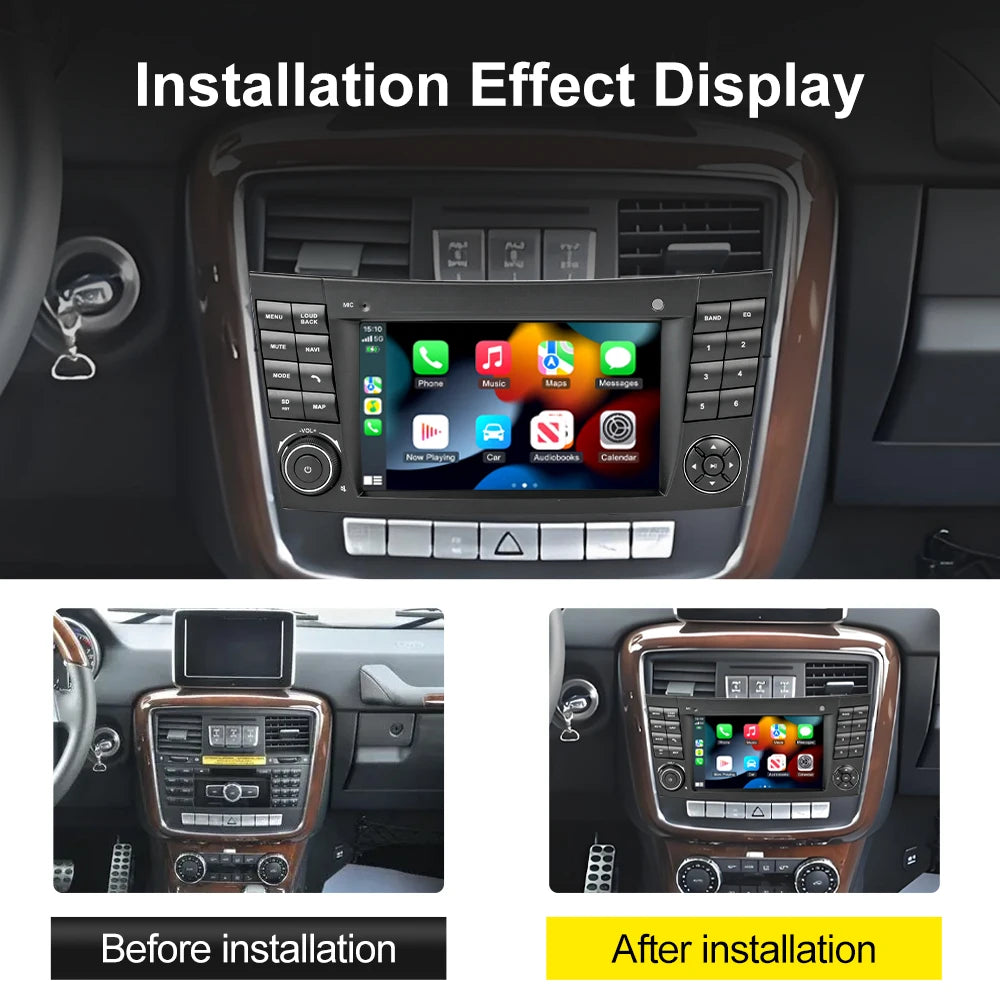 Android Radio For Mercedes Benz E-class W211 E200 E220 E300 E350 E240 E270 E280 CLS CLASS W219 Car Player Wireless Carplay Auto