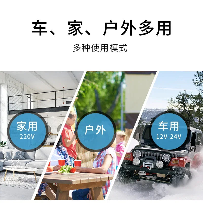 Car Mounted Refrigerator 15L Dual-purpose 12v24V Small Refrigeration and Freezing