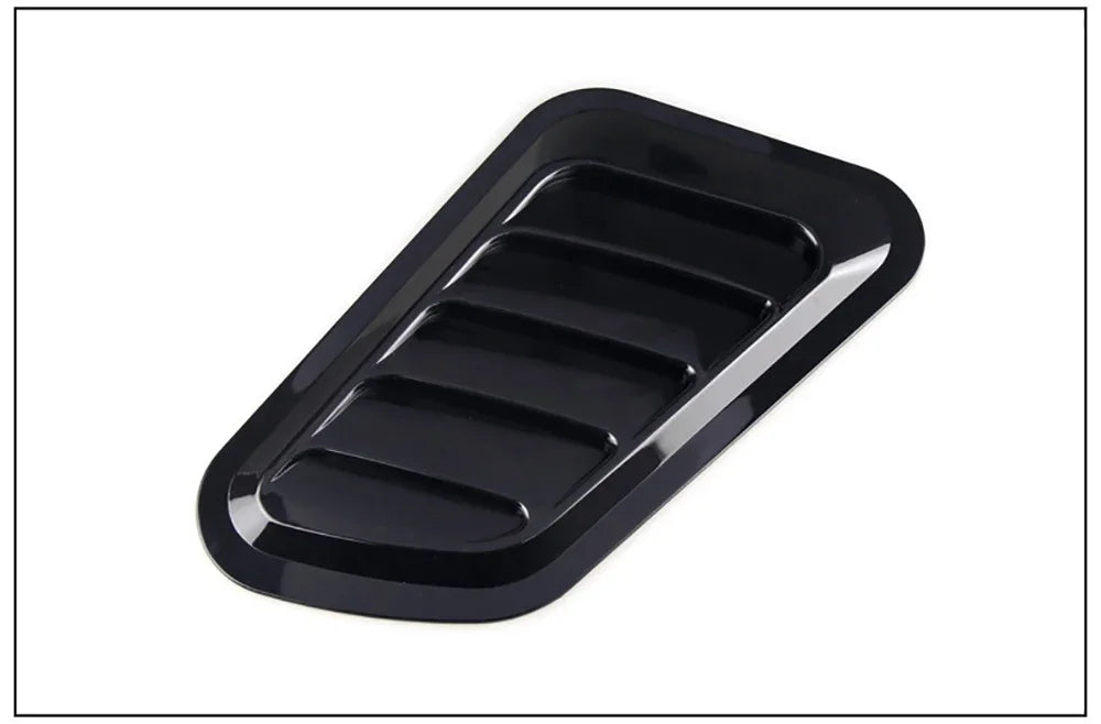 2PCS Car Hood Tuning Decoration Stickers Universal Air Intake Auto Hood Scoop Bonnet Vent Cover Carbon Fiber Decoration Styling