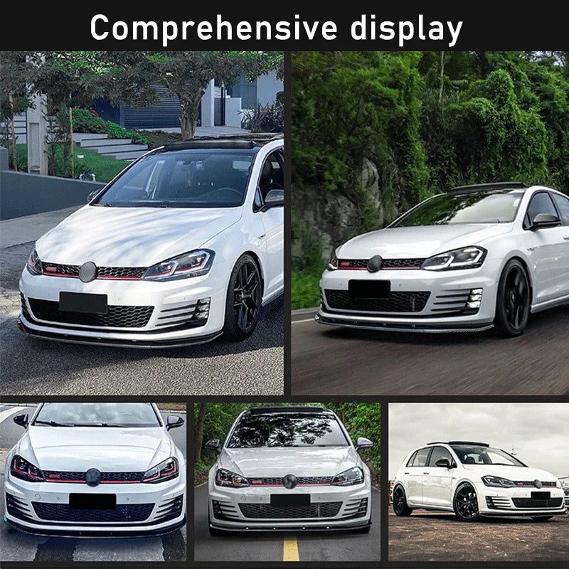 Car Front Bumper For Volkswagen Golf 7 MK7 GTI GTD R Rline 2013-2016 Car Spoiler Lower Splitter Lip Diffuser Exterior Body Kit