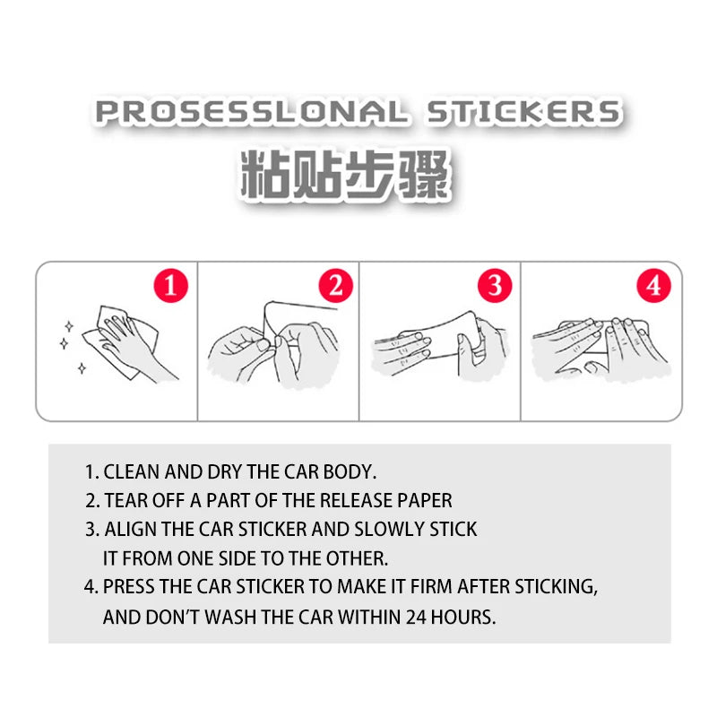 personalityCar interior stickers Cute anime car stickers Car window bumpers Die-cut vinyl stickers Audi BMW car decorative acces