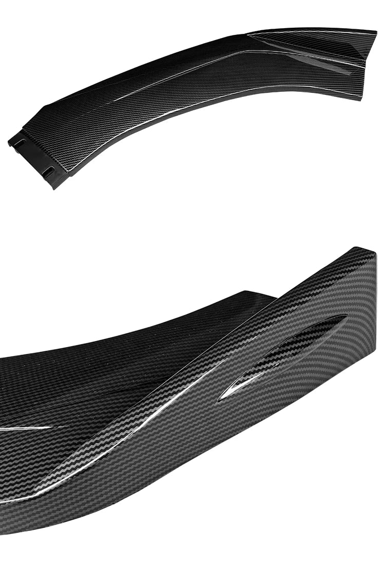 For Hyundai Elantra 2021 2022 2023 Car Front Bumper Splitter Lip Body Kit Spoiler Diffuser Deflector Decorative Strip Shovel ABS