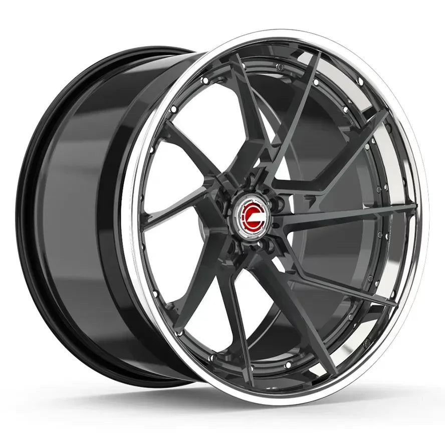 GVICHN OEM Custom Forged Wheel Hub 5x112 19 Inch 22 inch Aluminum Alloy Multi Spoke 3 Piece Car Wheel Rims