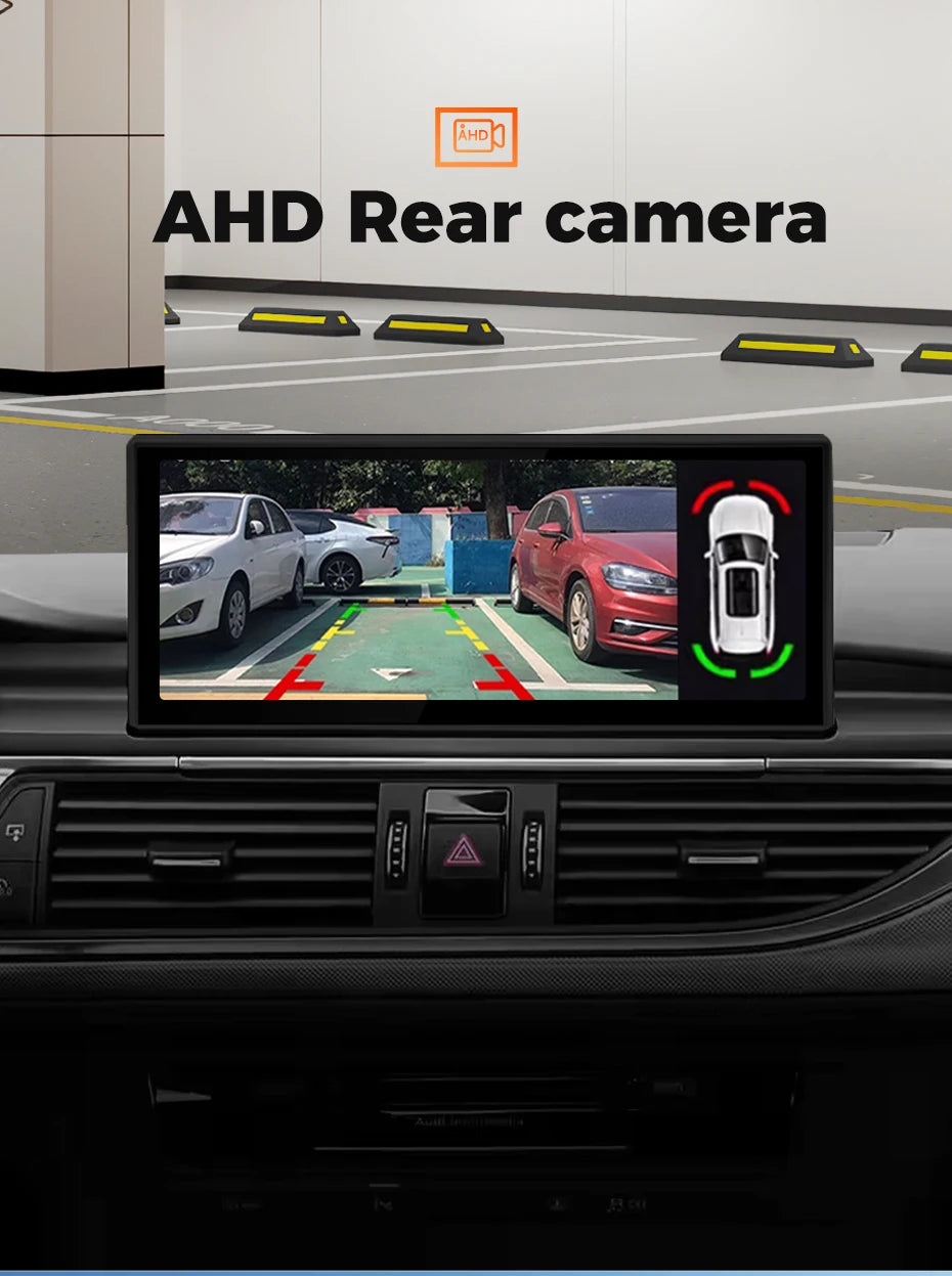 Android 14 bluetooth Car Radio Multimedia Player Carplay Screen Stereo ntelligent car systems GPS Navigation For Audi A6 A7 C7