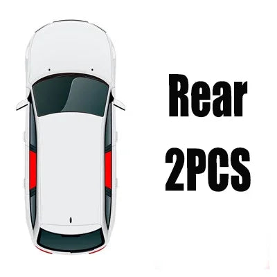 Custom Snap Car Window Sunshade for Alfa Romeo Stelvio 2017 2018 2019 2020-2024 Curtain Mesh Front Windshield Frame Curtain