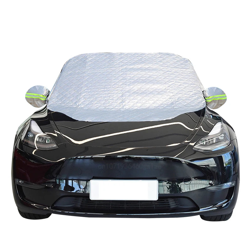 Car Windshield Mirror Reflective Bar Cover Sun Shade Protector Winter Snow Ice Rain Dust Frost Guard Aluminium Film Universal