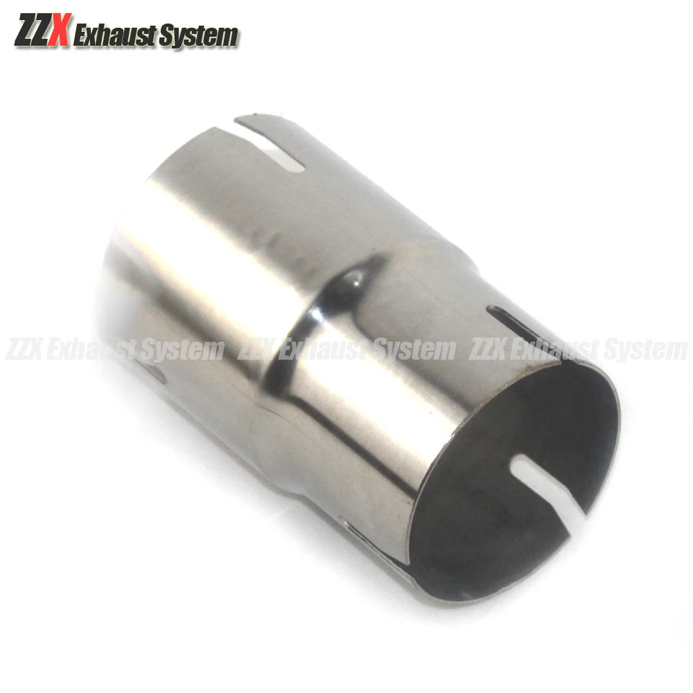 Car  Exhaust pipe muffler stainless steel standard reducer tail throat joint straight pipe OD 54/57/60/63/66/73/79mm