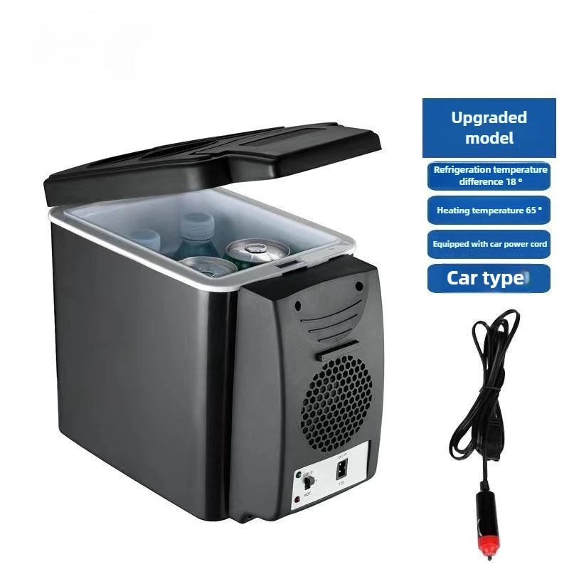 6L Portable Compact Mini Fridge 12V Car Refrigerator Freezer for Camping Traveling Electric Cool Box Summer Outdoor Fridge
