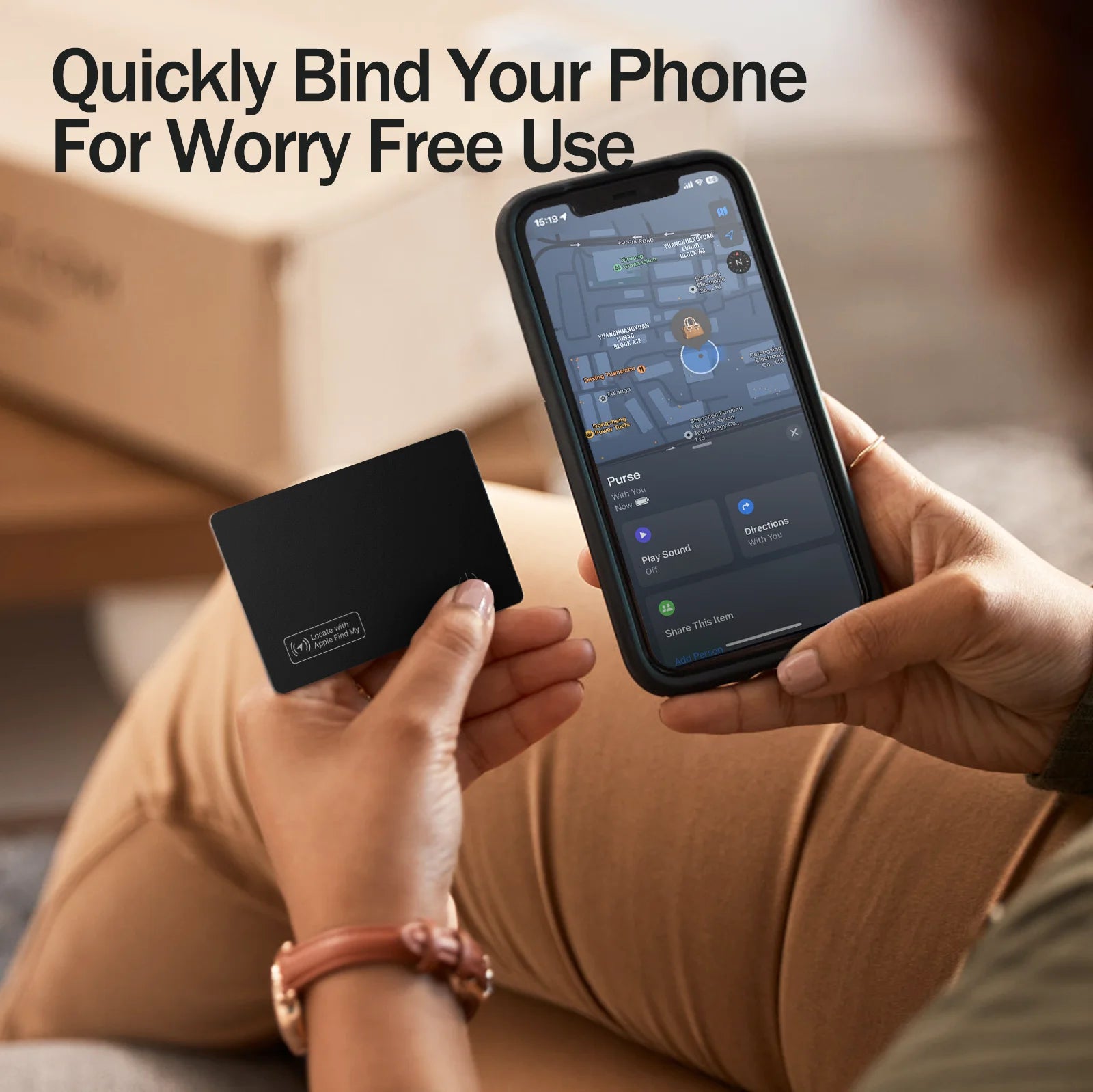 2025 New GPS Tracker Smart Card Bluetooth Wallet Anti-Lost GPS Device Car Tracking For IOS IPhone Find My Smart Finder Locator