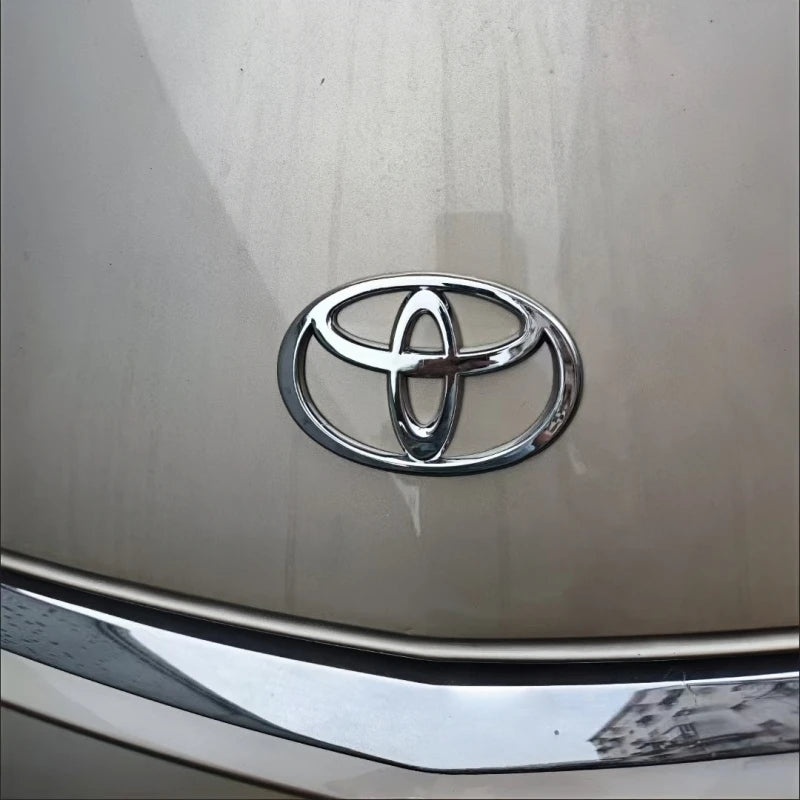 3D Toyota Car Emblem Badge For Front Grill Hood Rear Trunk Logo Corolla Camry RAV4 Hilux Yaris Accessory
