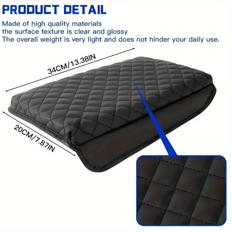 For Tesla Model 3 Model Y Car Armrest Cushion Rest Arms Pad 2023 2024 2025 Console Box Supports Arm Auto Accessories Protector