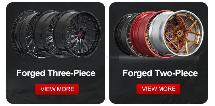 GVICHN OEM Custom Forged Wheel Hub 5x112 19 Inch 22 inch Aluminum Alloy Multi Spoke 3 Piece Car Wheel Rims