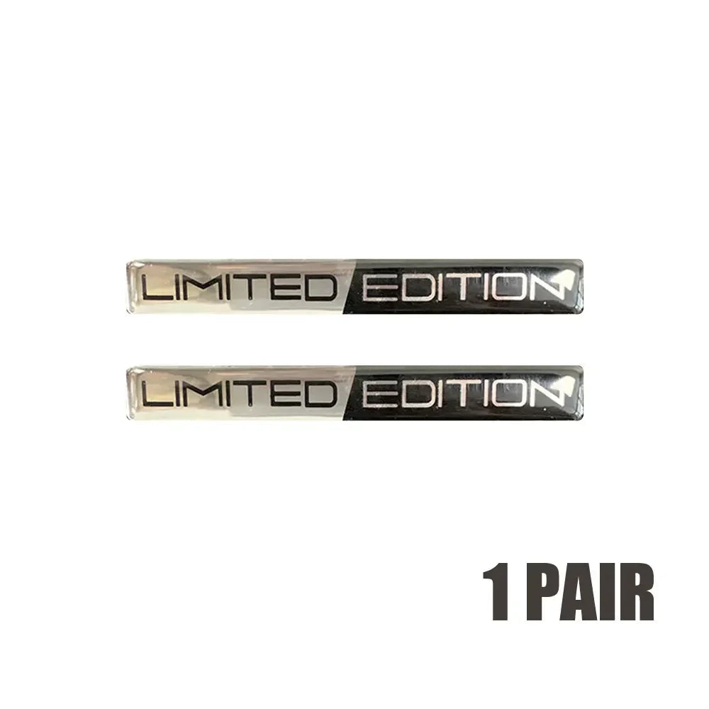 1 Pair 3D Emblem Limited Edition Styling Car Stickers Badge Decal Sticker Auto Door Bumper Trunk Body Side Decor Sticker