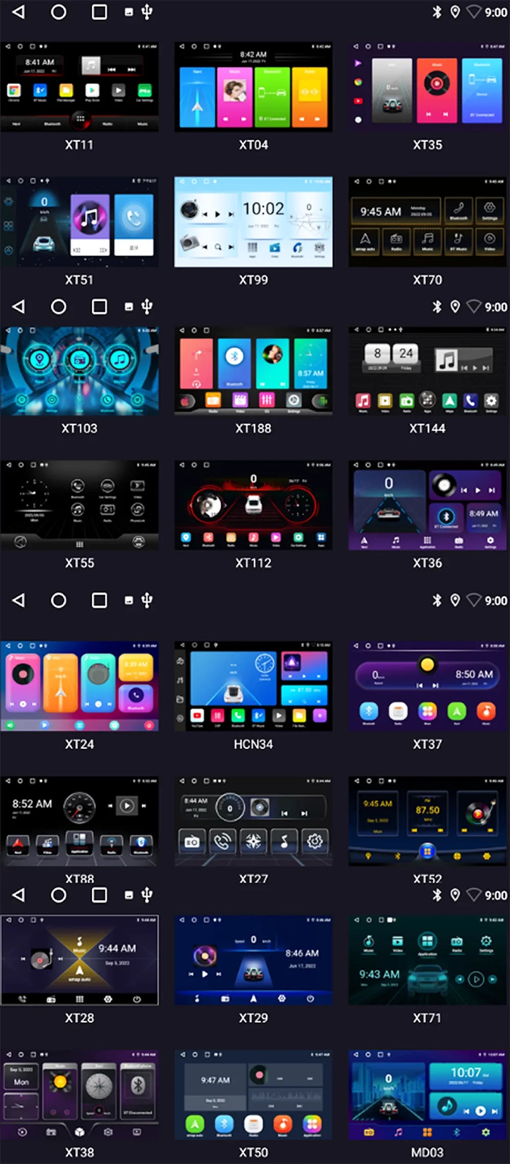 Universal 7/9/10 inch Android 13 Car Radio 64G Autoradio android 2 Din car radio GPS BT Central Multimedia Smart car systems