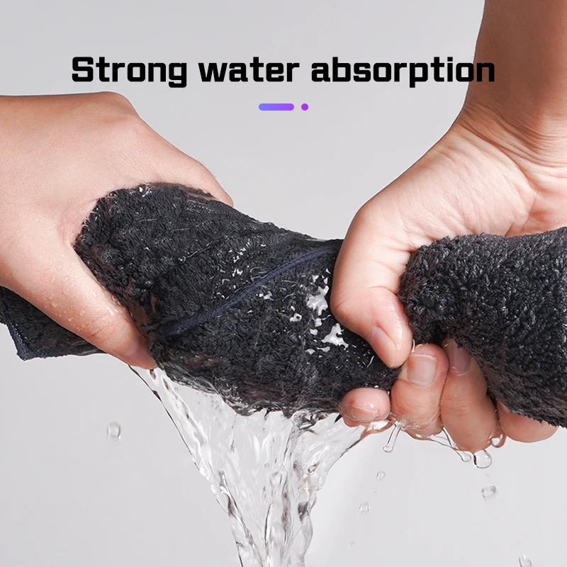 Super Absorbent Suede Coral Car Wash Towel Cleaning Cloth For Audi S A3 A4 A5 Q5 A1 A6 RSQ3 B8 B6 B7 B9 S4 S6 Auto Washing Rag