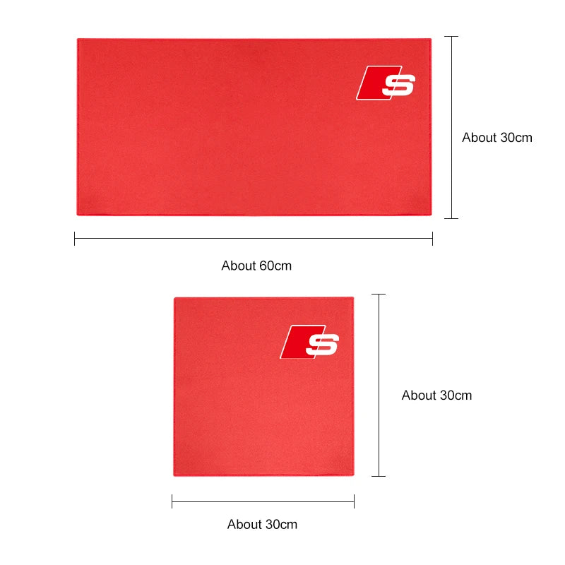 Super Absorbent Suede Coral Car Wash Towel Cleaning Cloth For Audi S A3 A4 A5 Q5 A1 A6 RSQ3 B8 B6 B7 B9 S4 S6 Auto Washing Rag