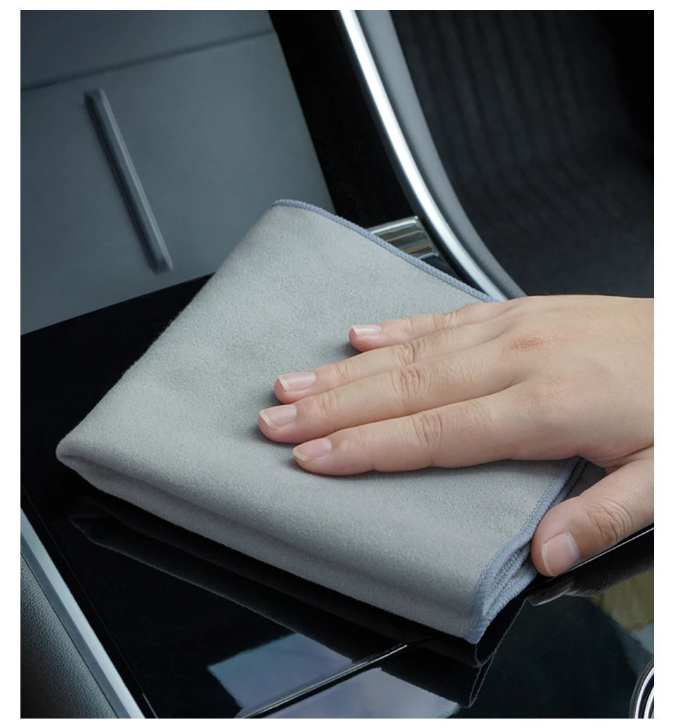 Super Absorbent Suede Coral Car Wash Towel Cleaning Cloth For Audi S A3 A4 A5 Q5 A1 A6 RSQ3 B8 B6 B7 B9 S4 S6 Auto Washing Rag