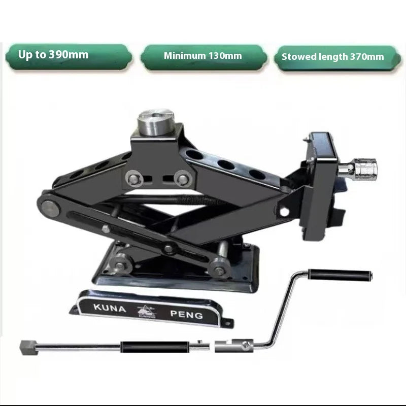 2.8T 2T car scissor jack, both manual and electric, suitable for maintenance tools such as cars and motorcycles