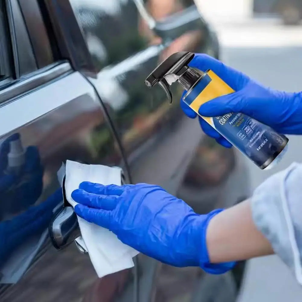 120ml Car Coating Spray Waterless Fast-Acting High-Protection Fast-Acting Car Scratch Remover Long-Lasting And Durable