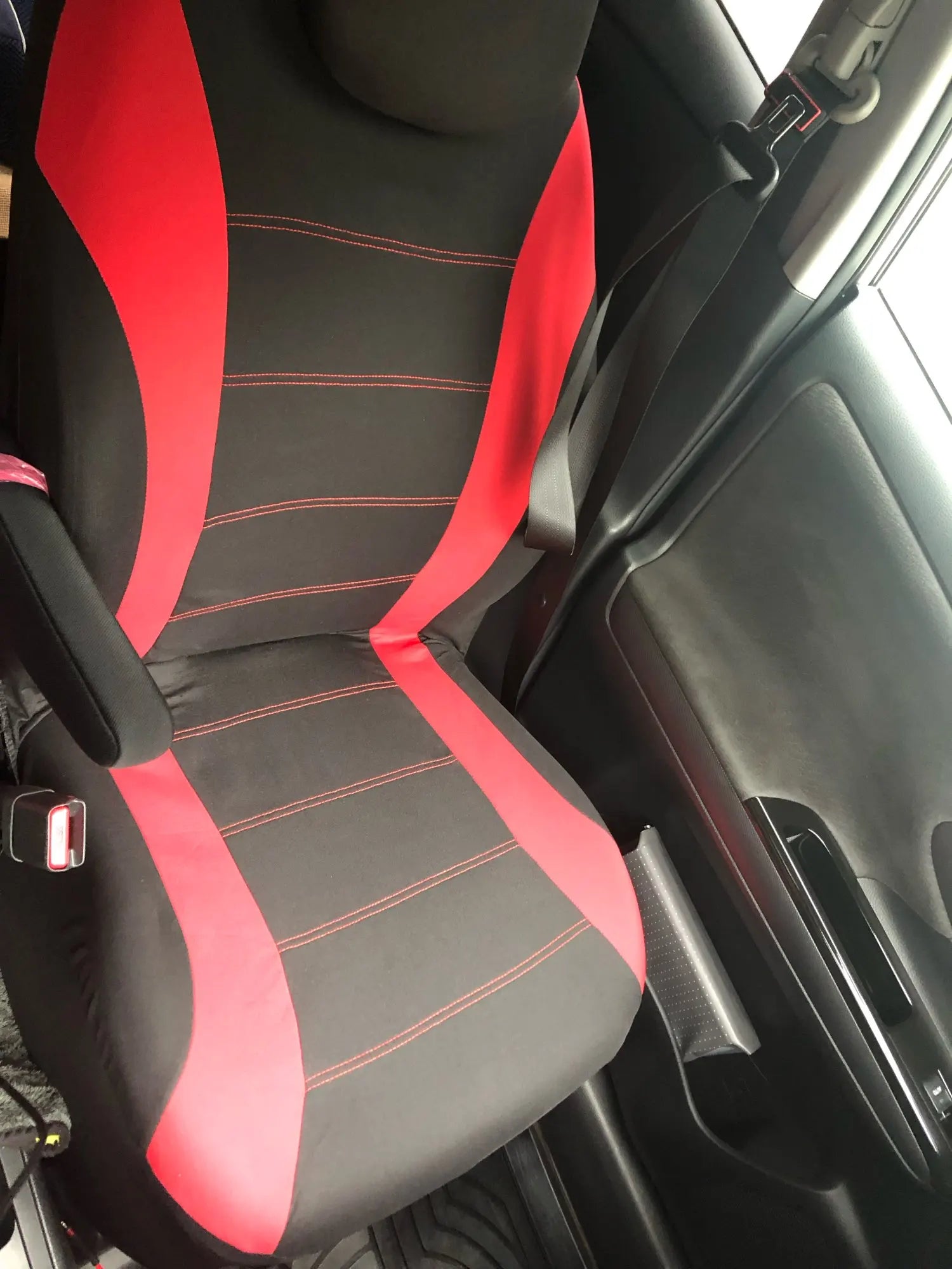 Auto Parts Car Seat Cover Polyester Fabric 2/4/9 Piece Set Four Season Universal Front/Rear Car Seat Cushion