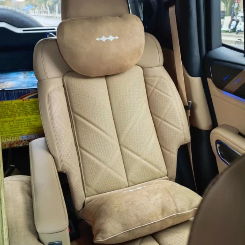 For Equation Leopard Leopard 8 Car Special Headrest Waist Cushion Neck Pillow Seat Pillow Decoration Modified Back