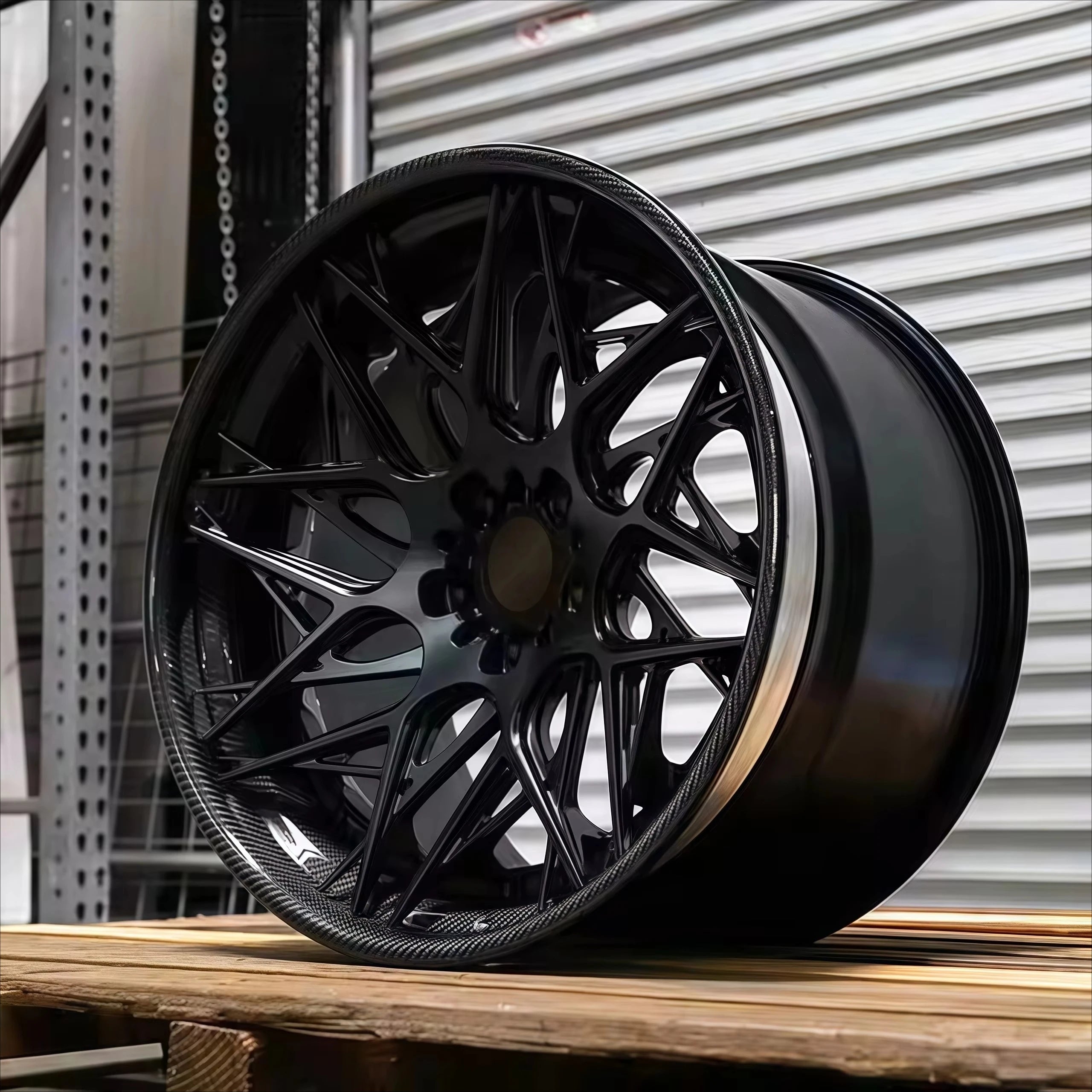 Custom OEM Deep Dish Car Carbon Fiber Wheel for BMW for Adui Urus C8 Wheel Rim 18 19 21 20 22 Inch Forged Alloy 5x127 5x120