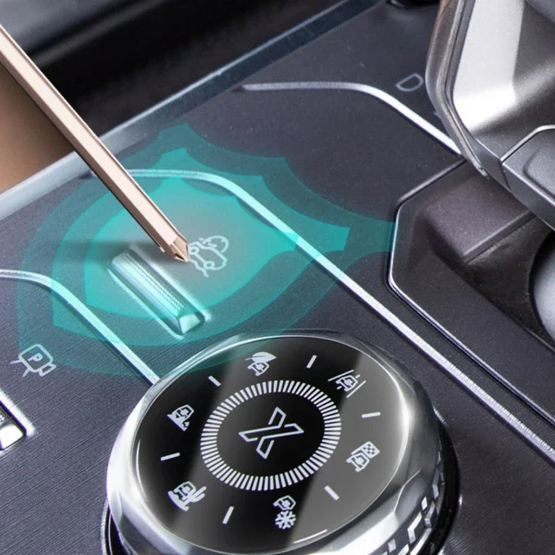 For Jetour Traveler Gear Knob Button Film TPU Protective Products Modified Daquan Shanhai T2 Car Interior Accessories