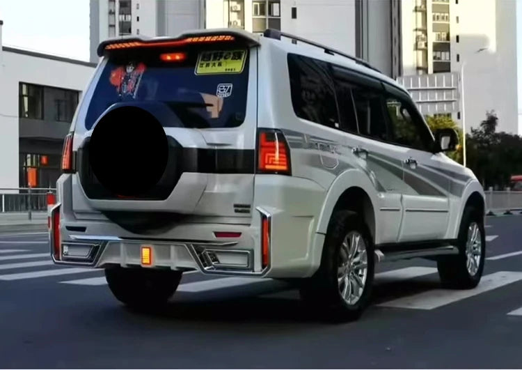 Body Kit for Mitsubishi Pajero V93 V97 V98 15-20 modified Grill Bumper Headlight Taillight Tail Wing Surround Car Accessories
