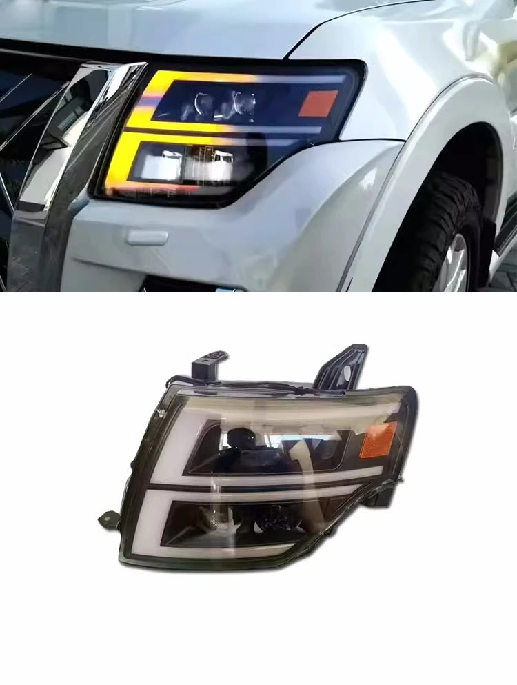 Body Kit for Mitsubishi Pajero V93 V97 V98 15-20 modified Grill Bumper Headlight Taillight Tail Wing Surround Car Accessories