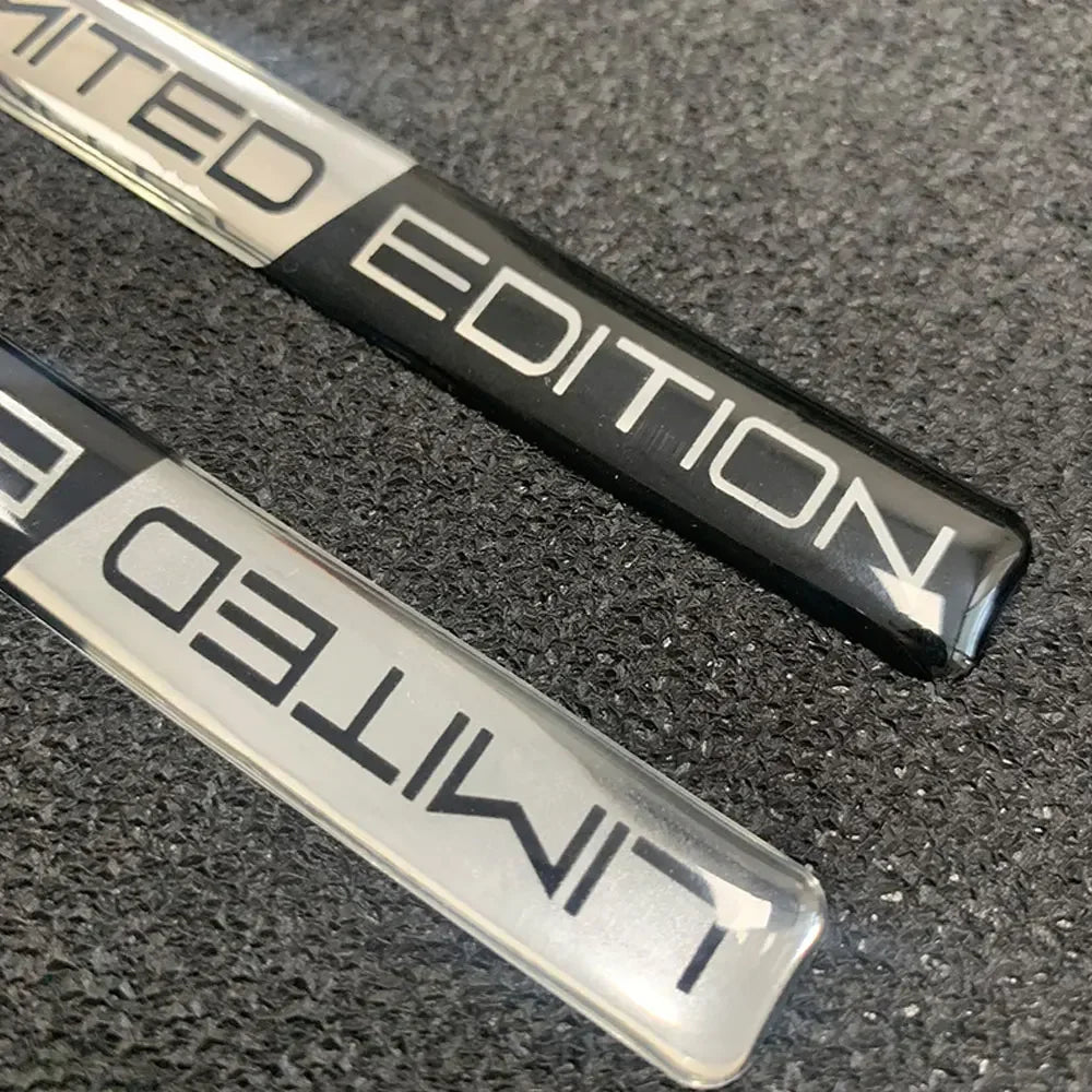 1 Pair 3D Emblem Limited Edition Styling Car Stickers Badge Decal Sticker Auto Door Bumper Trunk Body Side Decor Sticker