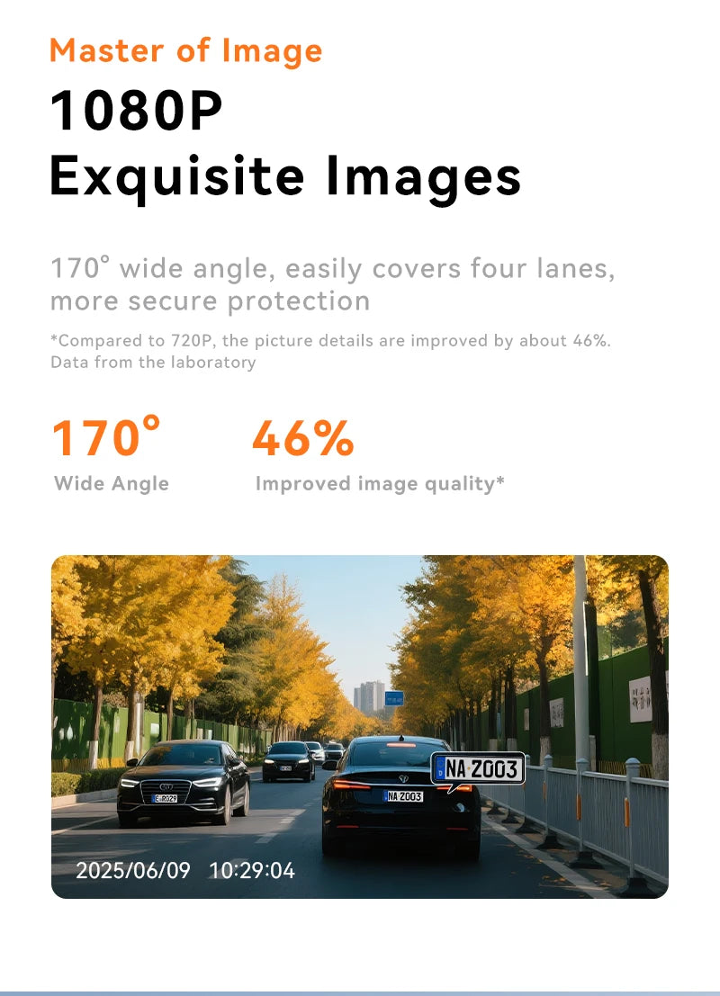 4 Channel Car DVR Dash Camera 4K Front and Rear Cam 2.4INCH 360 Dash Cam 4k*1080P 4 Lens Video Recorder Support 24H Parking