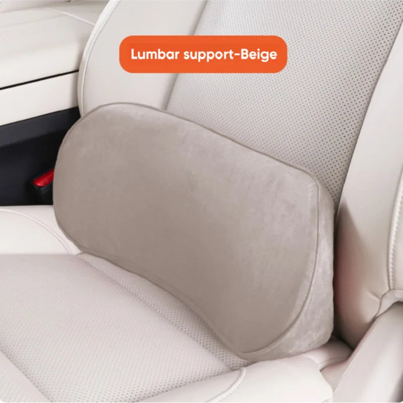 Lumbar Support Pillow for Car Memory Foam Lumbar Pillow for LOwer Back Pain Relief Back Cushio for Driving