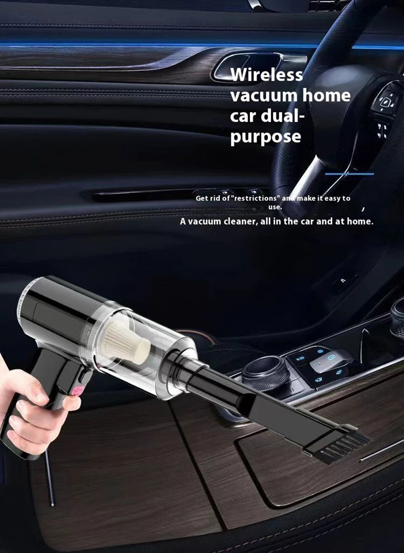 Car Vacuum Cleaner Handheld Auto Vacuum USB Charging Car Cleaner Small Car with Fully Automatic High Power Powerful Cleaning