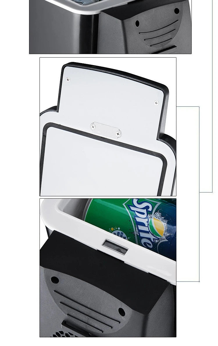 6L Portable Compact Mini Fridge 12V Car Refrigerator Freezer for Camping Traveling Electric Cool Box Summer Outdoor Fridge