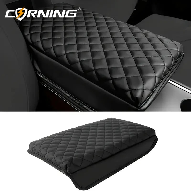 For Tesla Model 3 Model Y Car Armrest Cushion Rest Arms Pad 2023 2024 2025 Console Box Supports Arm Auto Accessories Protector