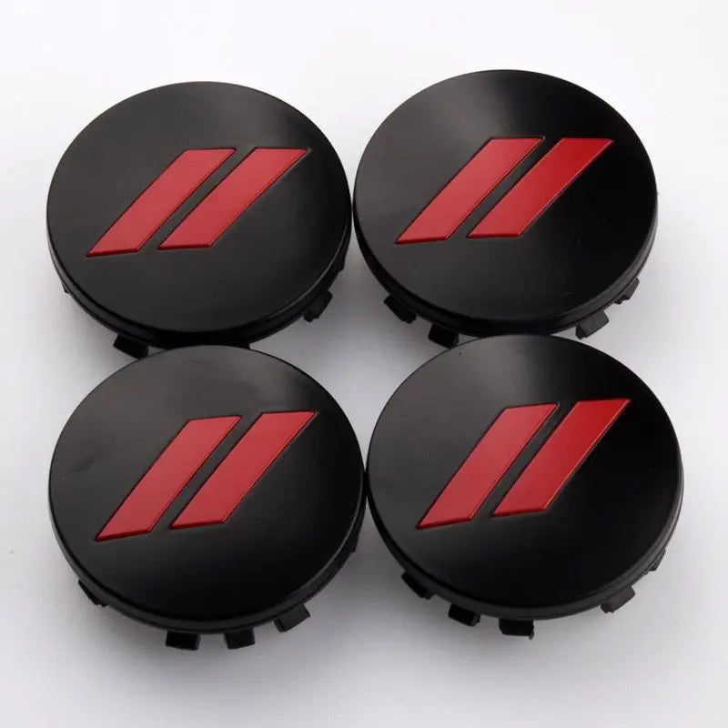 4pcs x 64mm Car Logo Wheel Center Hub Caps Rim Cover Emblem Sticker For Dodge Charger Challenger Hell Cat SRT Chrysler 300C