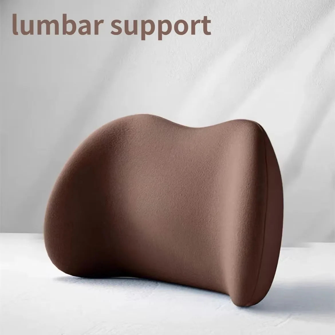 Car Memory Foam Neck Pillow Protection Lumbar Backrest Cushion Lumbar Support Car Headrest Interior Parts