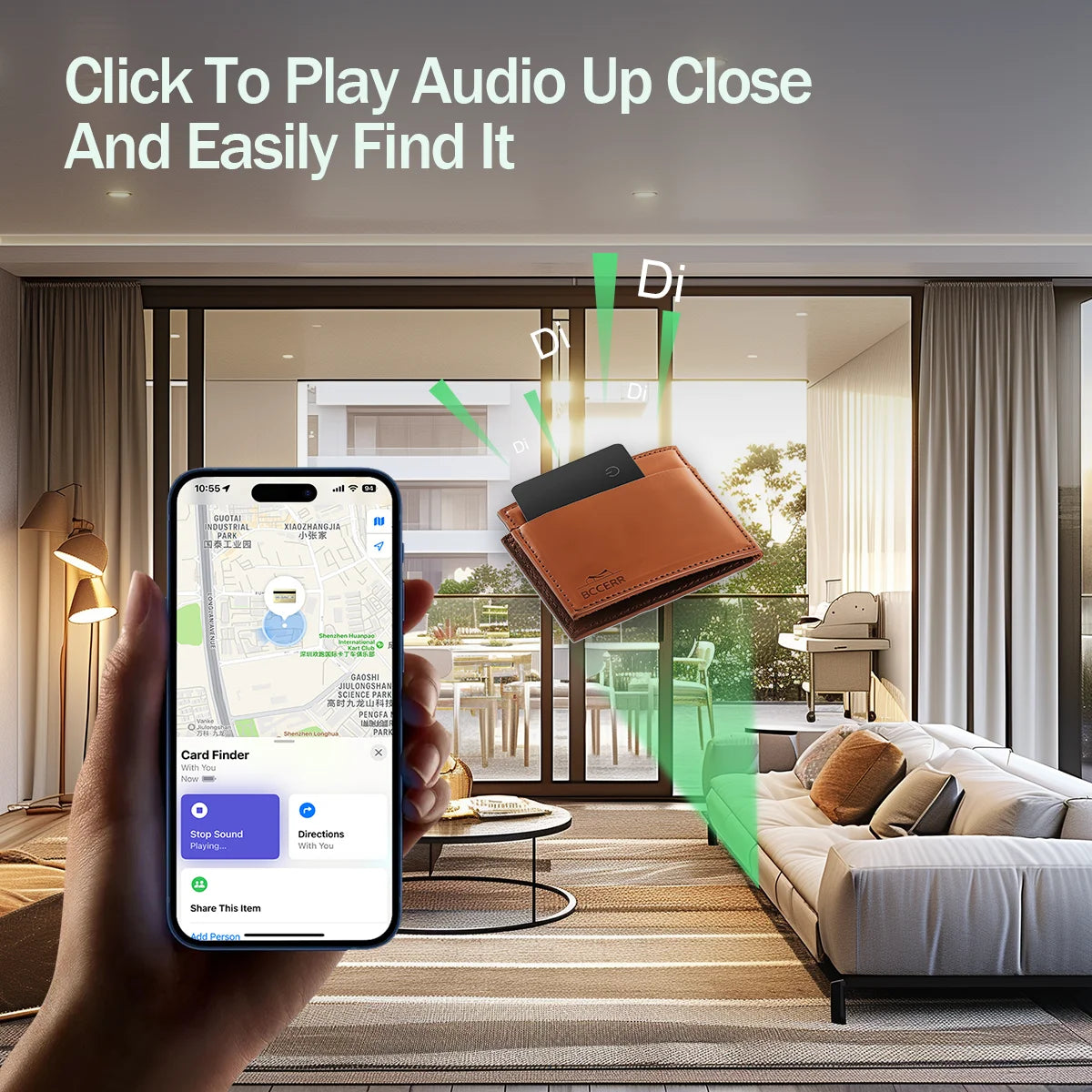 2025 New GPS Tracker Smart Card Bluetooth Wallet Anti-Lost GPS Device Car Tracking For IOS IPhone Find My Smart Finder Locator