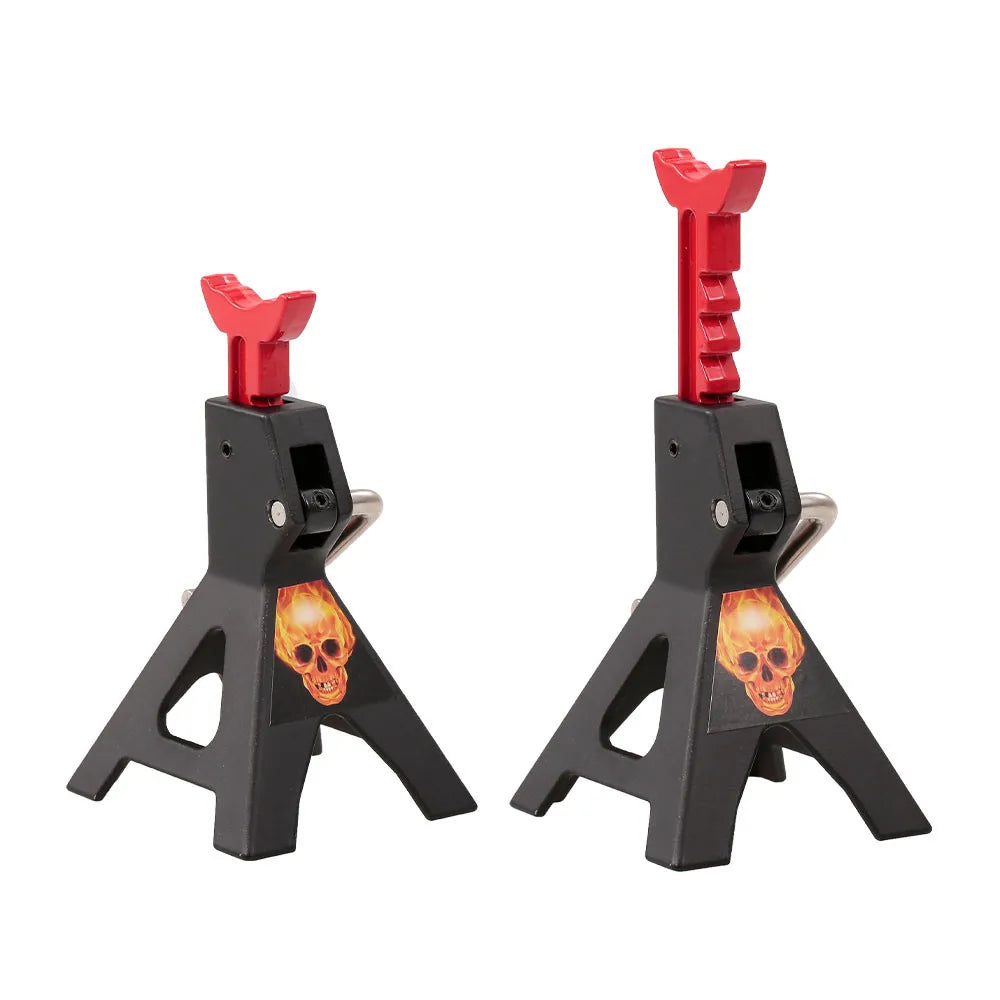 RCZIPROY 2PCS RC Jack Bracket 3T 6T Metal Height Adjustable Analog Part for 1/10 RC Creeper Axial Traxxas TRX4 Upgrade Parts