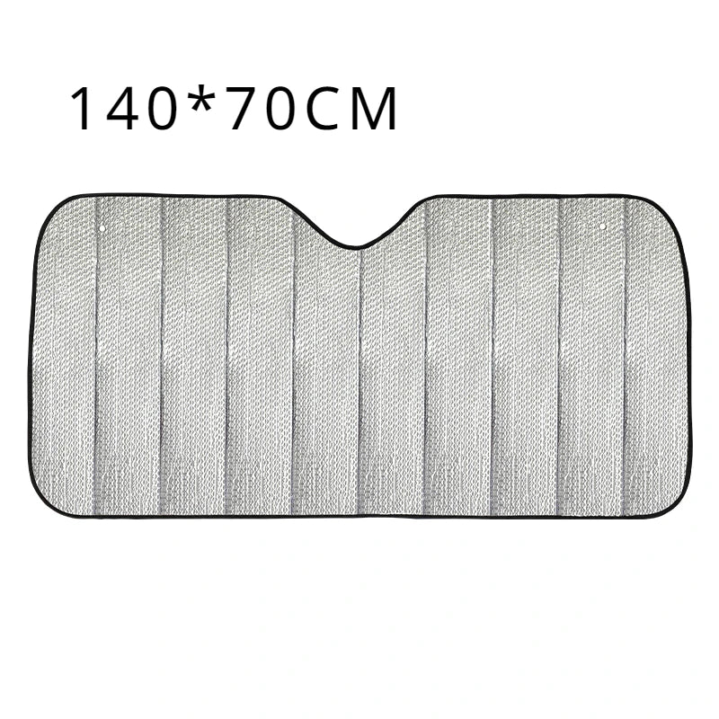 Car windshield foldable visor 130/140cm cover block Reflector Portable breathable UV protection device